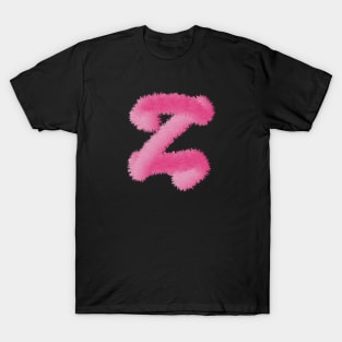 z Pink Animal Initials T-Shirt